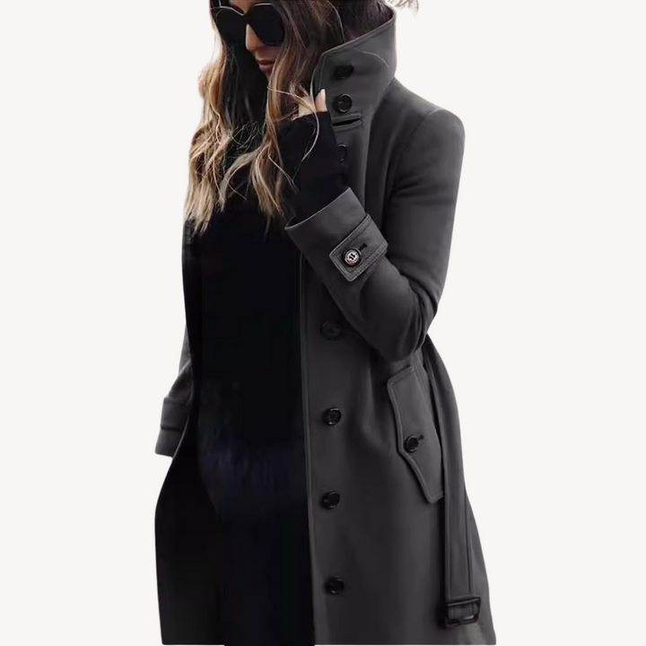 Women’s Wool Blend Trench Coat | Loravelle