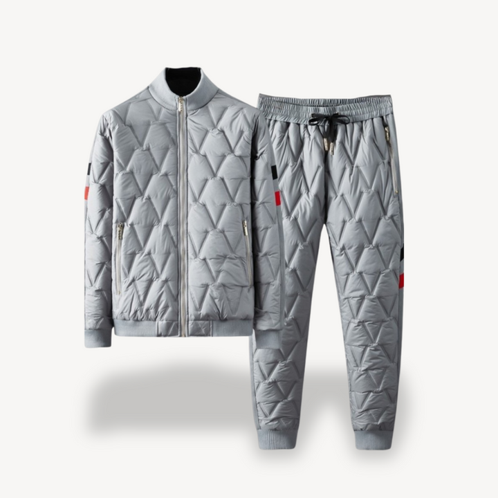 Men's Quilted Jacket and Pants Set | Loravelle