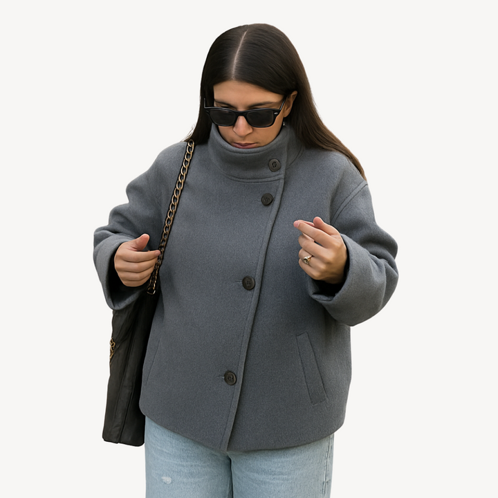 Women's Button Coat | Loravelle
