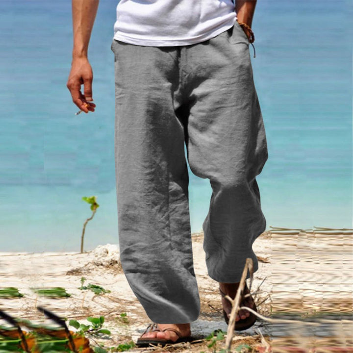 Men's Linen Beach Pants | Loravelle