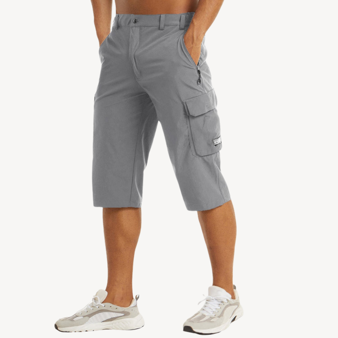 Men’s Cotton Cargo Shorts with Pockets | Loravelle