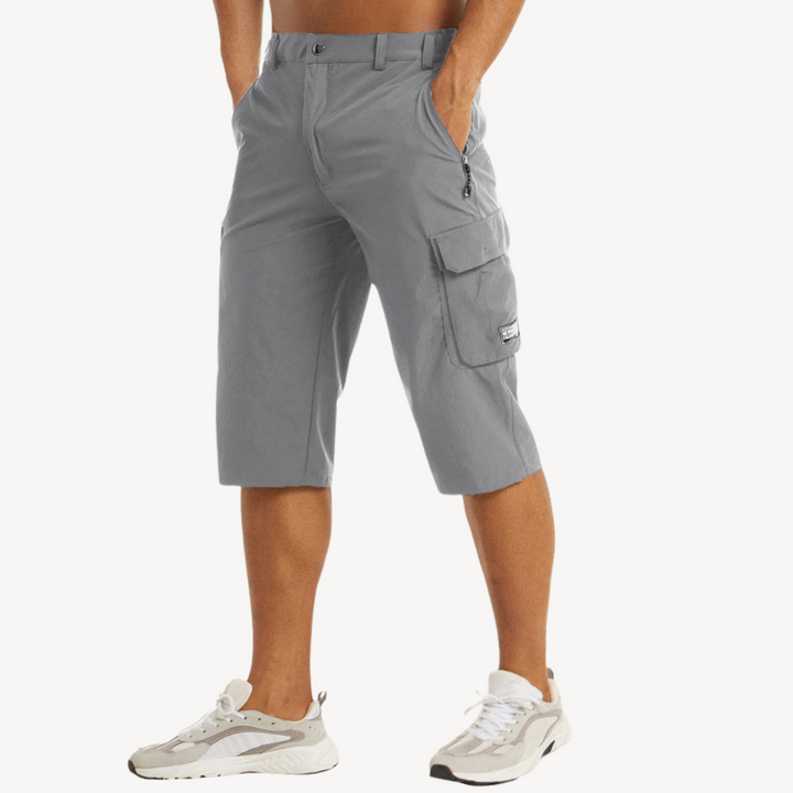Men’s Cotton Cargo Shorts with Pockets | Loravelle