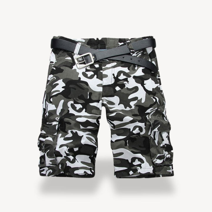 Men's Twill Belted Cargo Shorts | Loravelle