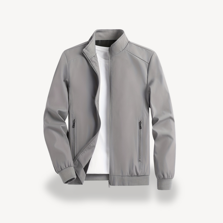Men’s Polyester Casual Outerwear Zip Jacket | Loravelle