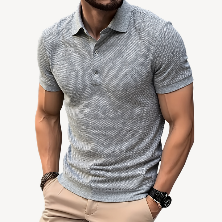 Men's Knit Polo Shirt - Casual & Comfortable | Loravelle