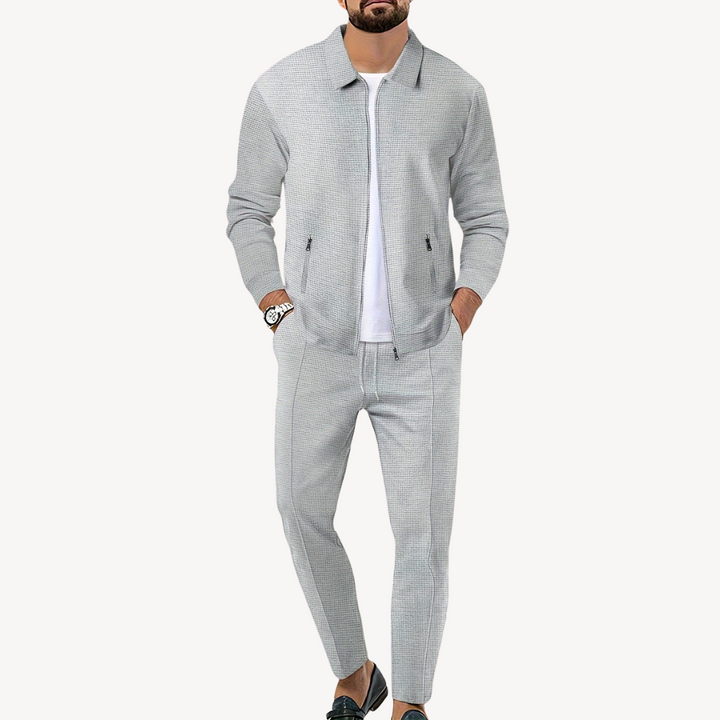 Men's Waffle Knit Loungewear Set | Loravelle