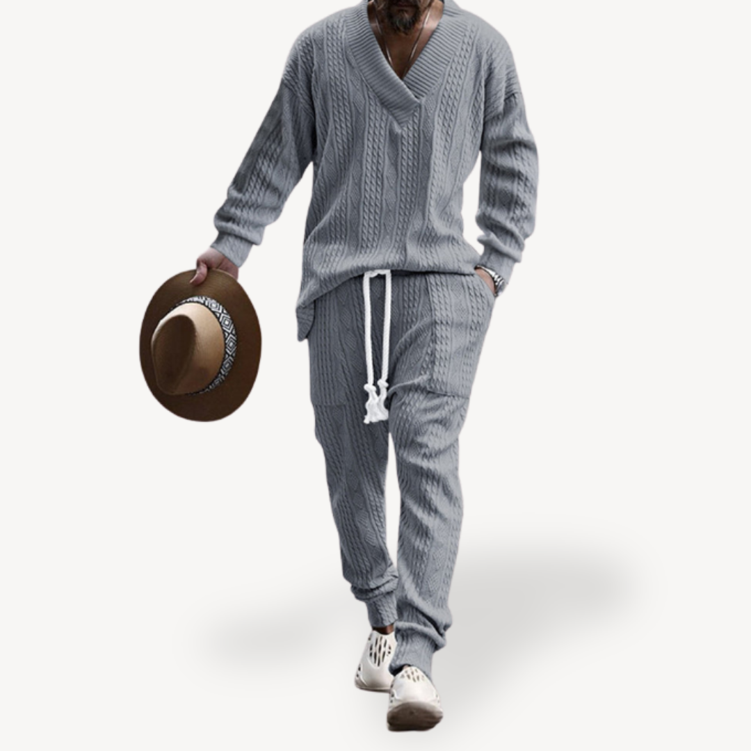 Cable Knit Sweater and Pants Set | Loravelle