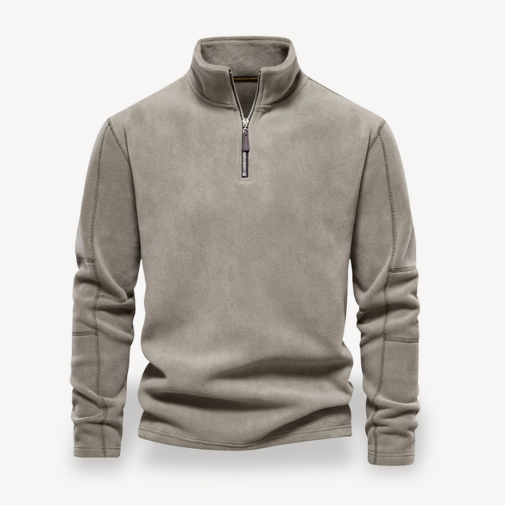 Men's Zip-Up Fleece Sweatshirt | Loravelle