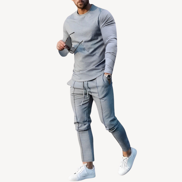 Men's Casual Long Sleeve Tracksuit | Loravelle