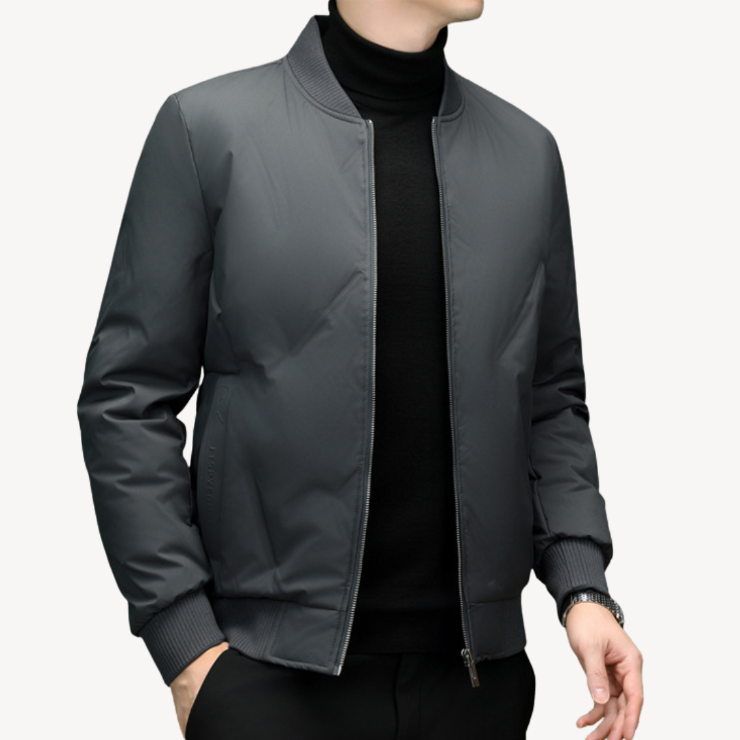 Men's Lightweight Puffer Bomber Jacket | Loravelle