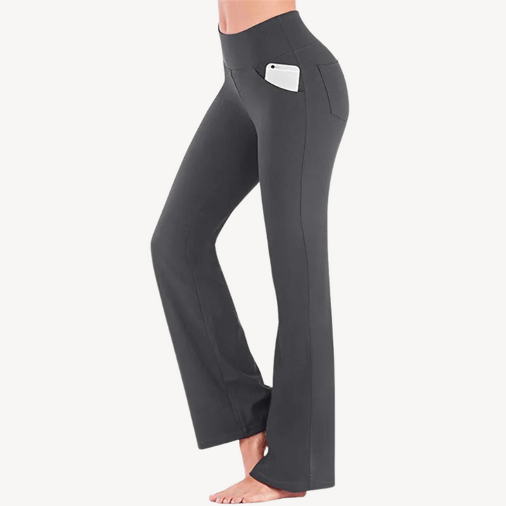 Stretch High-Waisted Pants | Loravelle
