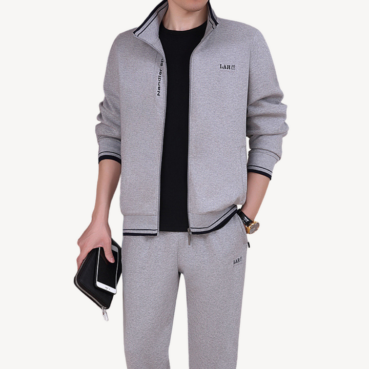 Men’s Zipper Tracksuit Set | Loravelle