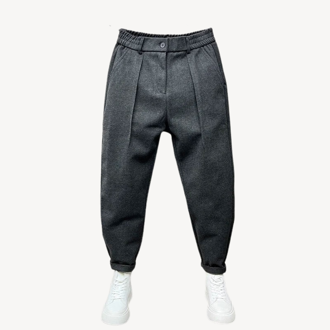 Men's Pleated Jogger Pants | Loravelle