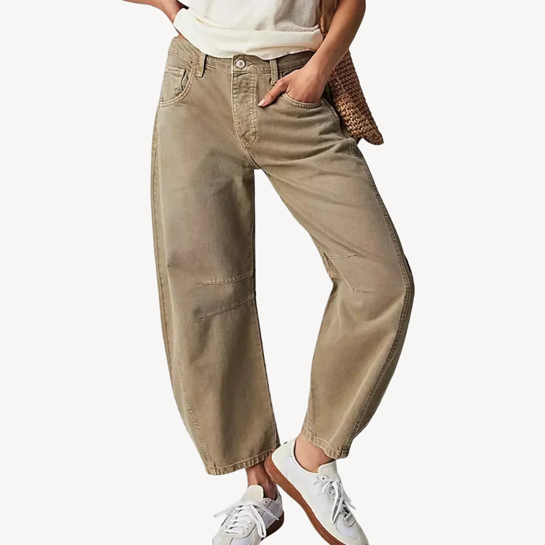 Women's Wide-Legged Denim Pants | Loravelle