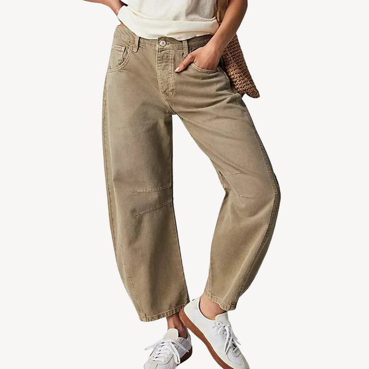 Women's Wide-Legged Denim Pants | Loravelle
