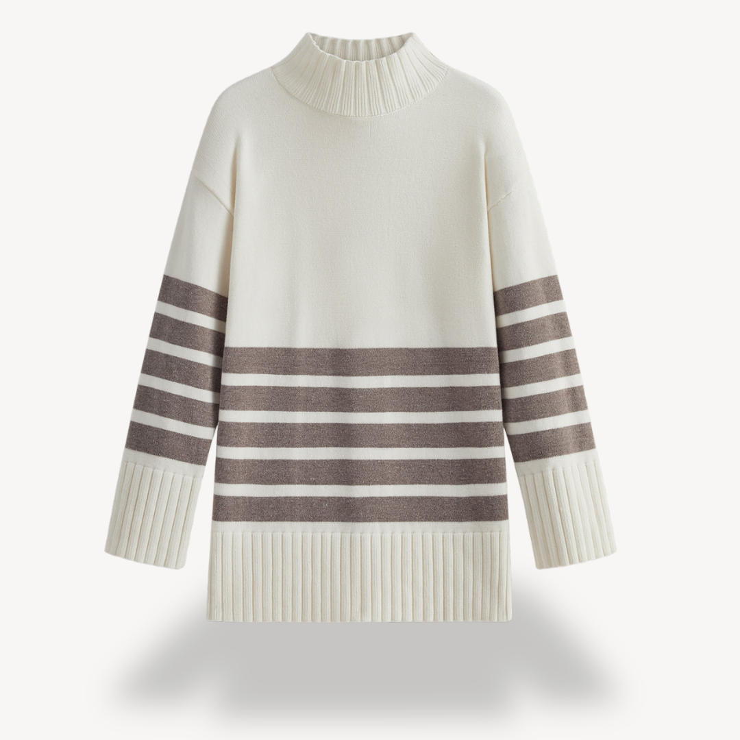 Striped Knit Sweater for Women | Loravelle