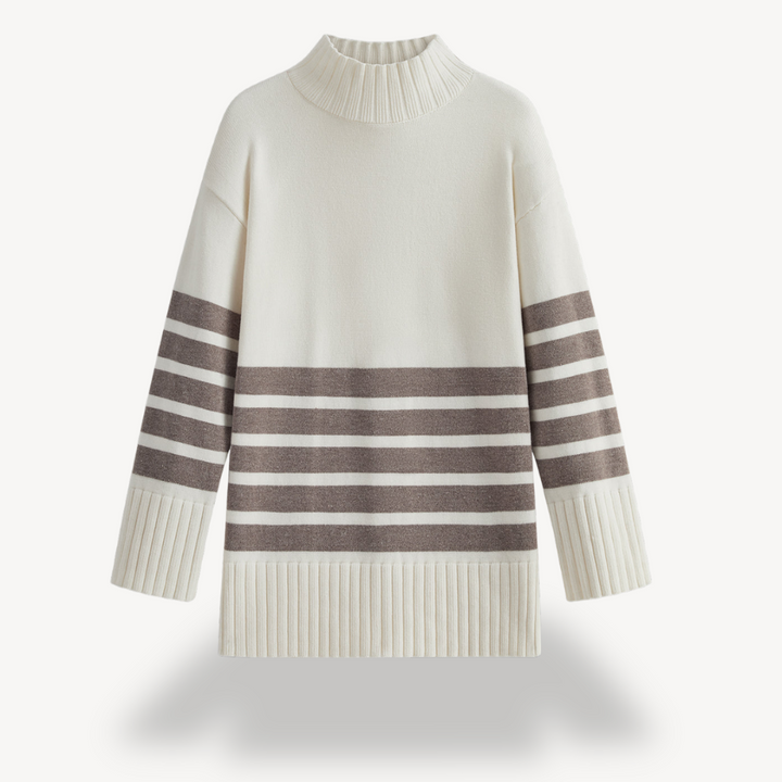 Striped Knit Sweater for Women | Loravelle