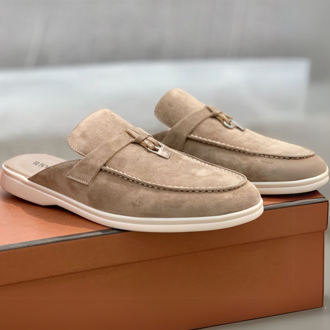 Suede Mule Orthopedic Loafers Women | Loravelle