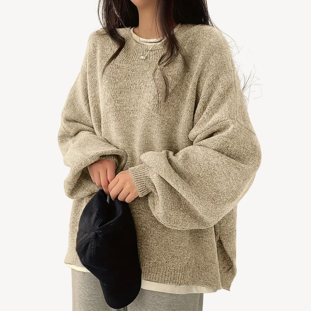 Oversized Knit Sweater | Loravelle