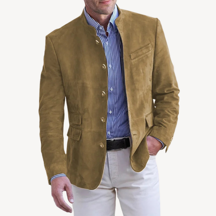 Men's Casual Button Blazer Jacket | Loravelle
