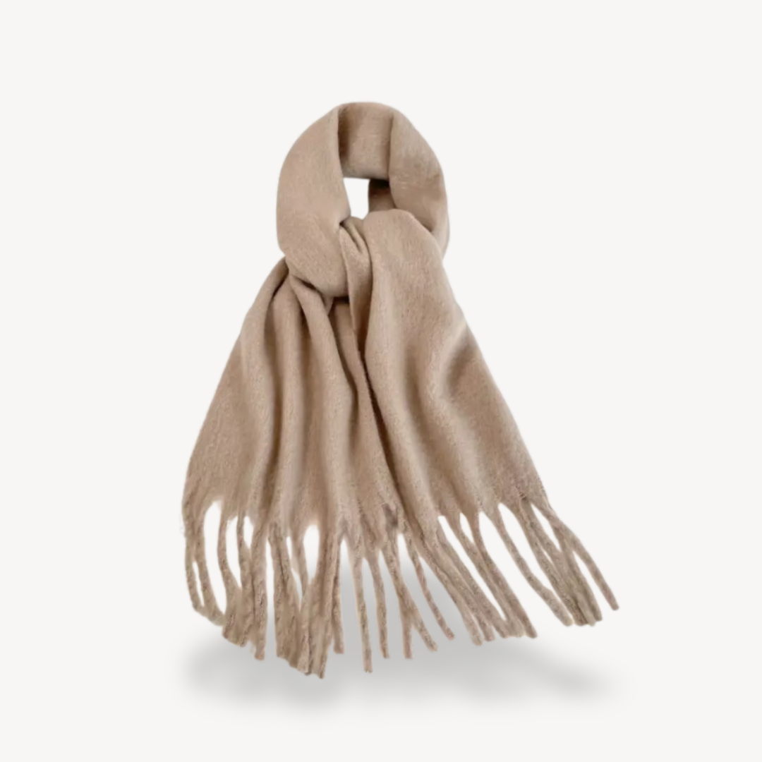 Fringed Wool Scarf | Loravelle