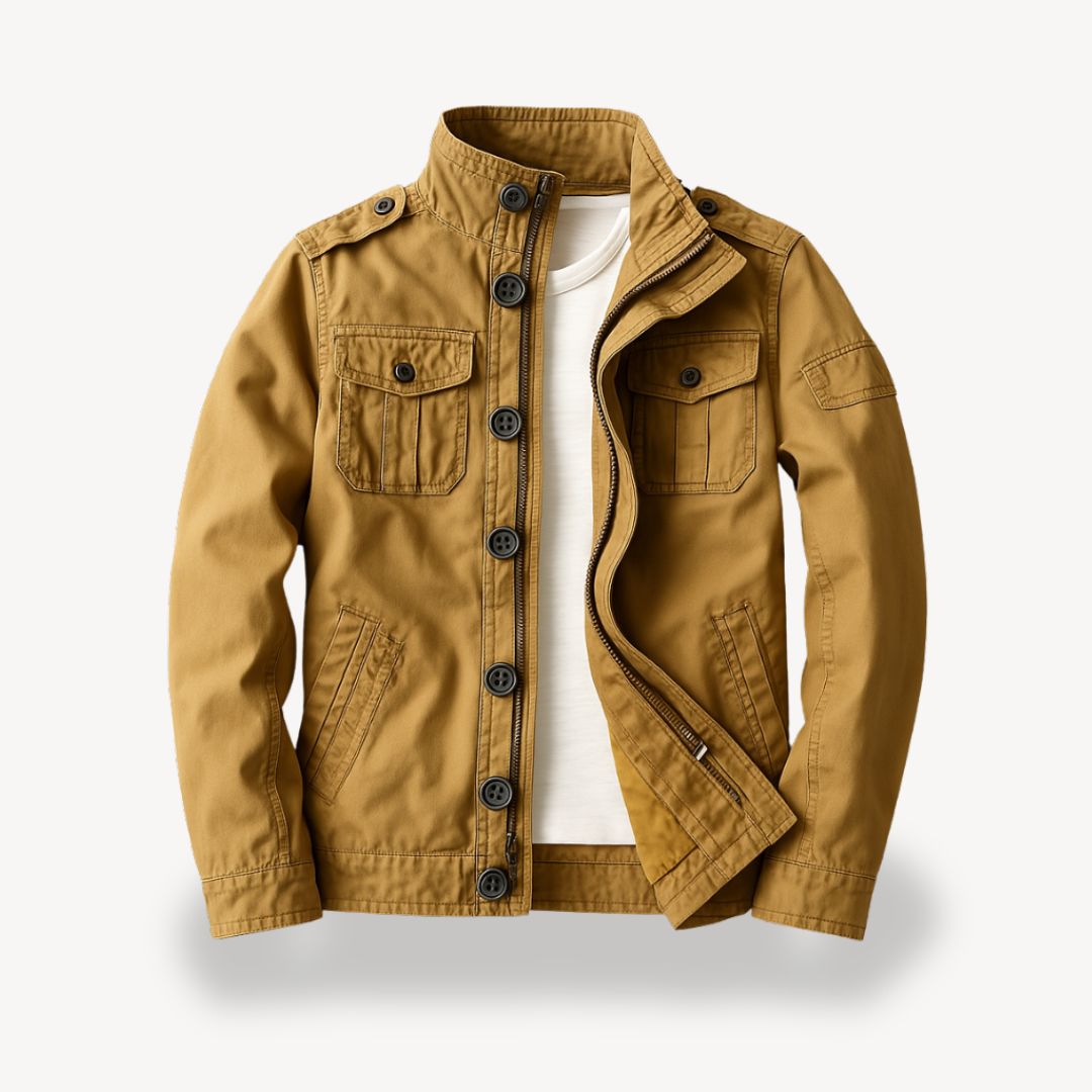 Cotton Field Jacket Men | Loravelle