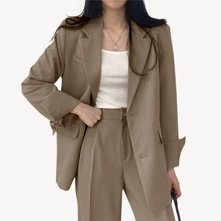 Blazer Pants Suit Set Women | Loravelle