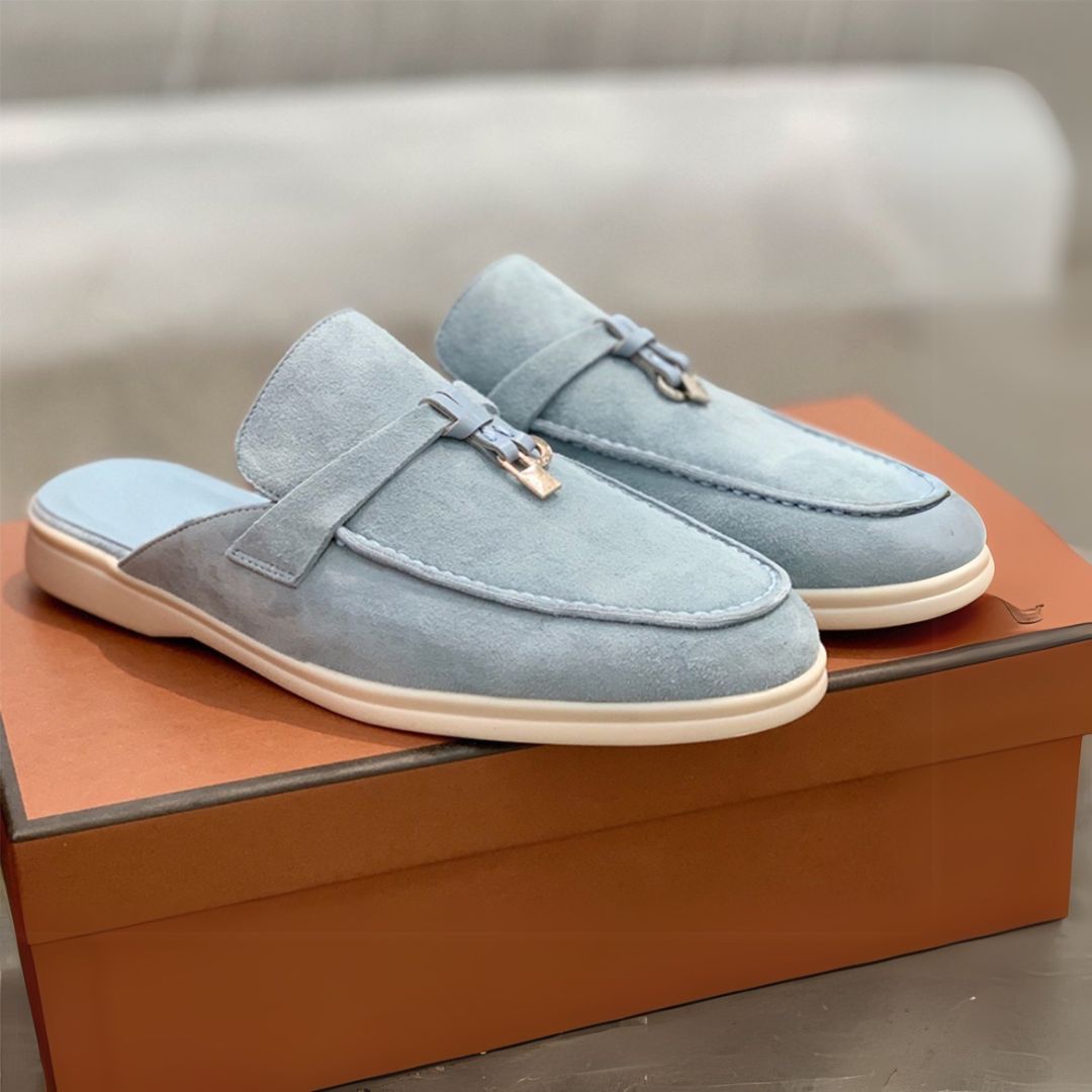 Suede Mule Orthopedic Loafers Women | Loravelle