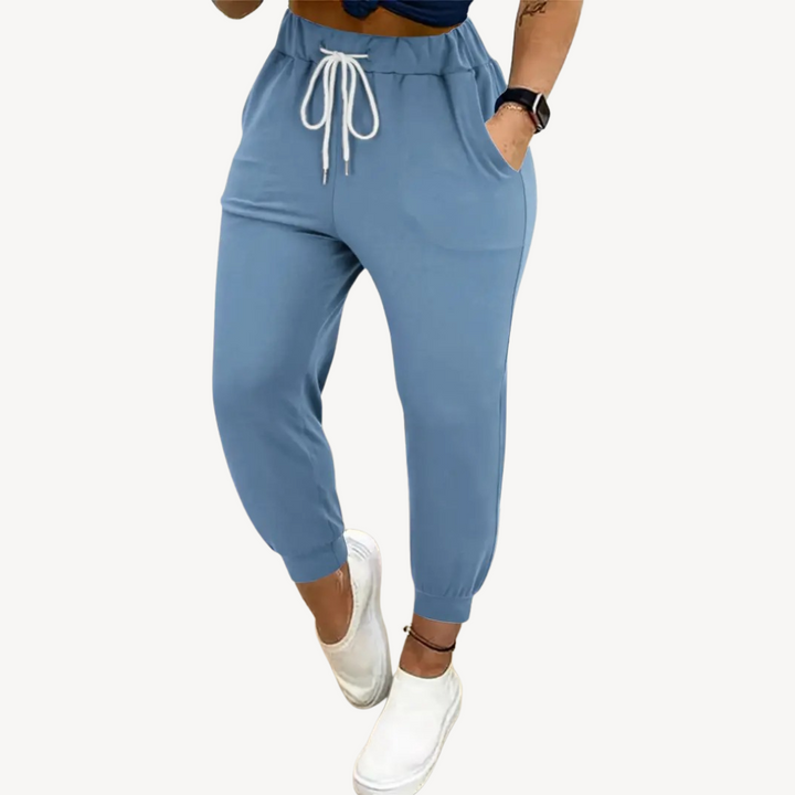Women's Elastic Waist Jogger Pants | Loravelle