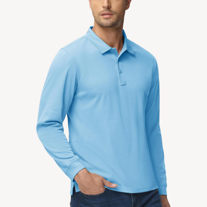 Men's Long Sleeve Polo Shirt | Loravelle