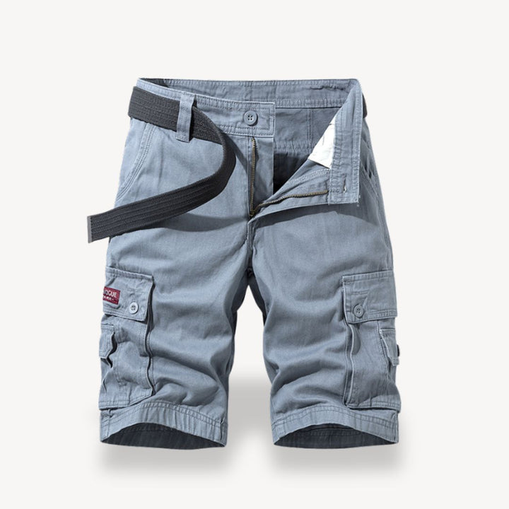 Men's Twill Belted Cargo Shorts | Loravelle