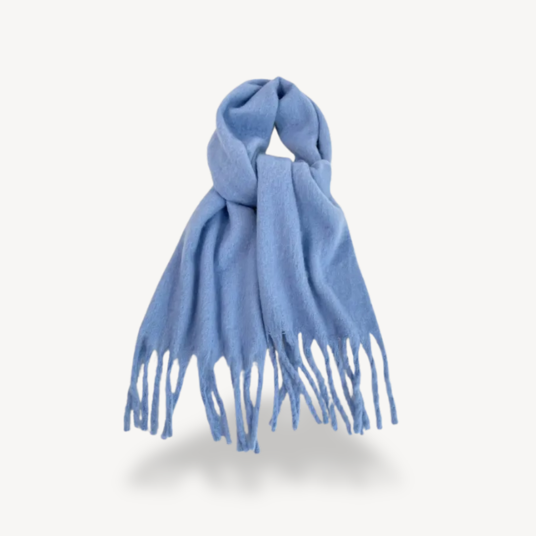 Fringed Wool Scarf | Loravelle