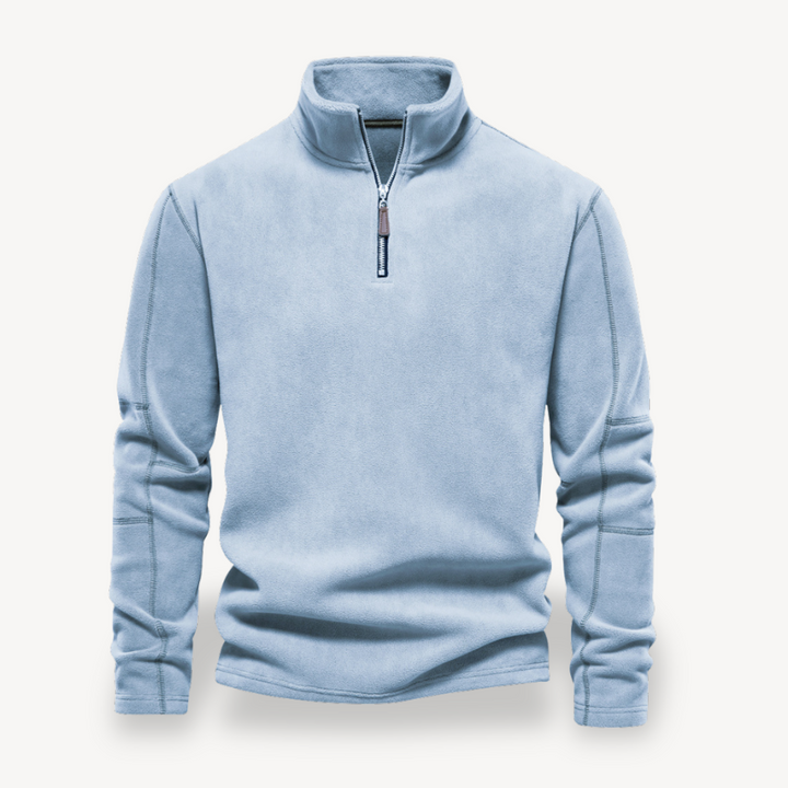 Fleece Quarter-Zip Pullover for Men | Loravelle