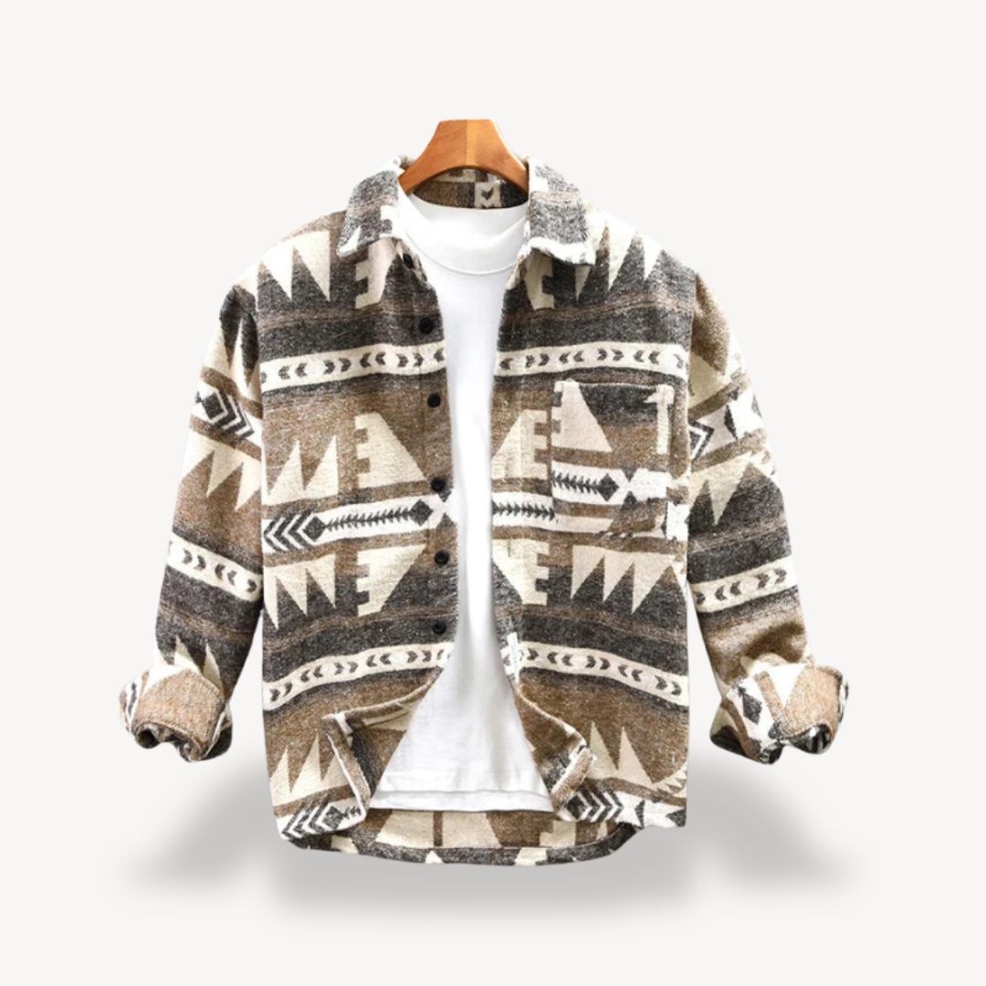 Patterned Flannel Shirt for Men | Loravelle