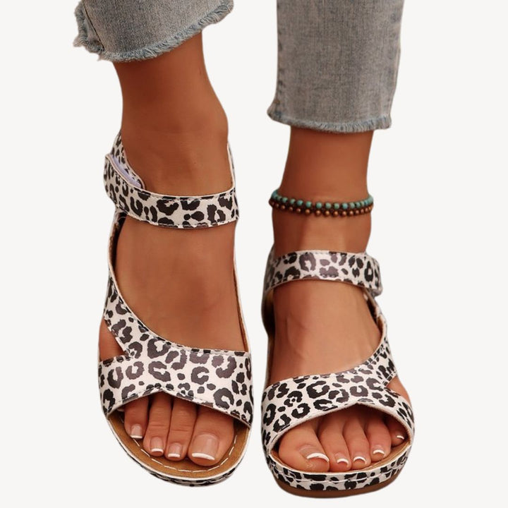 Leather Orthopedic Sandals Women | Loravelle