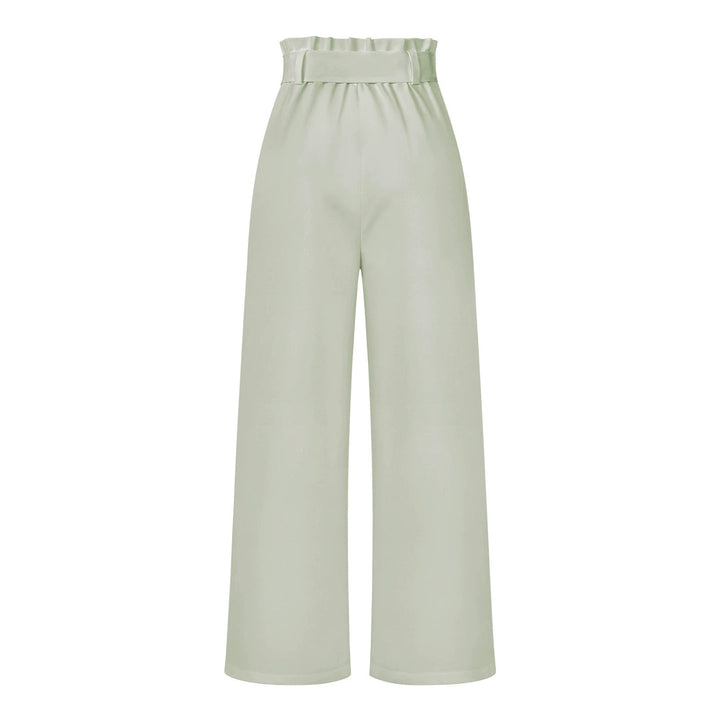 Tie Waist High-Waisted Trousers for women | Loravelle