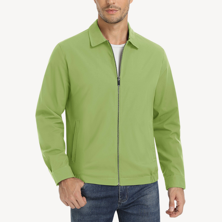 Men's Full-Zip Bomber Jacket with Pockets | Loravelle