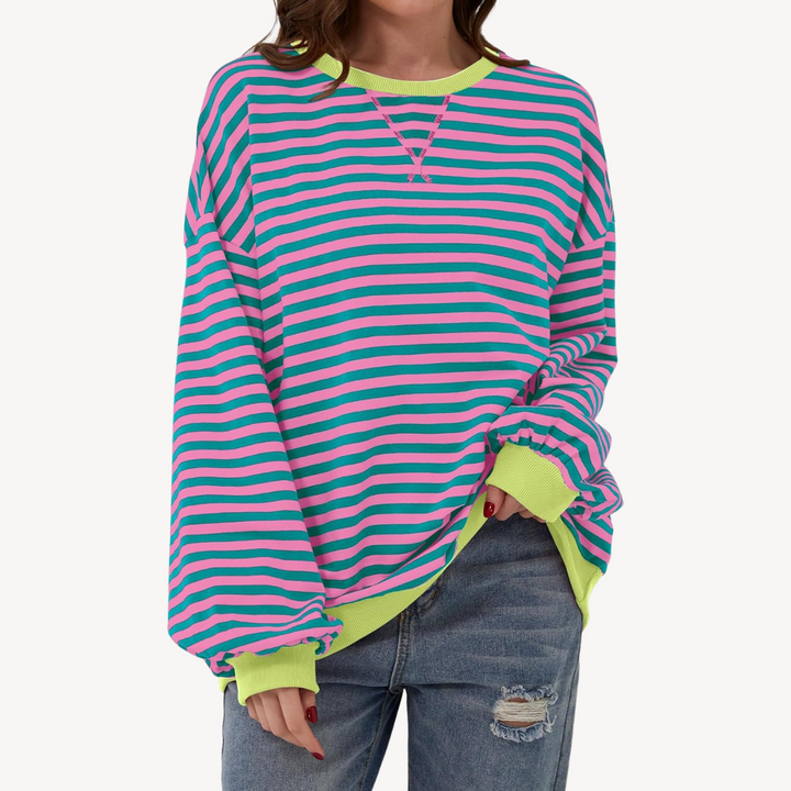 Women's Striped Long Sleeve Top | Loravelle