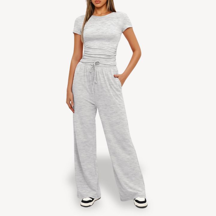 Drawstring Lounge Set for Women | Loravelle