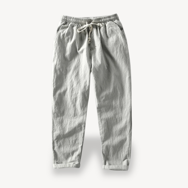 Men's Drawstring Linen Pants | Loravelle
