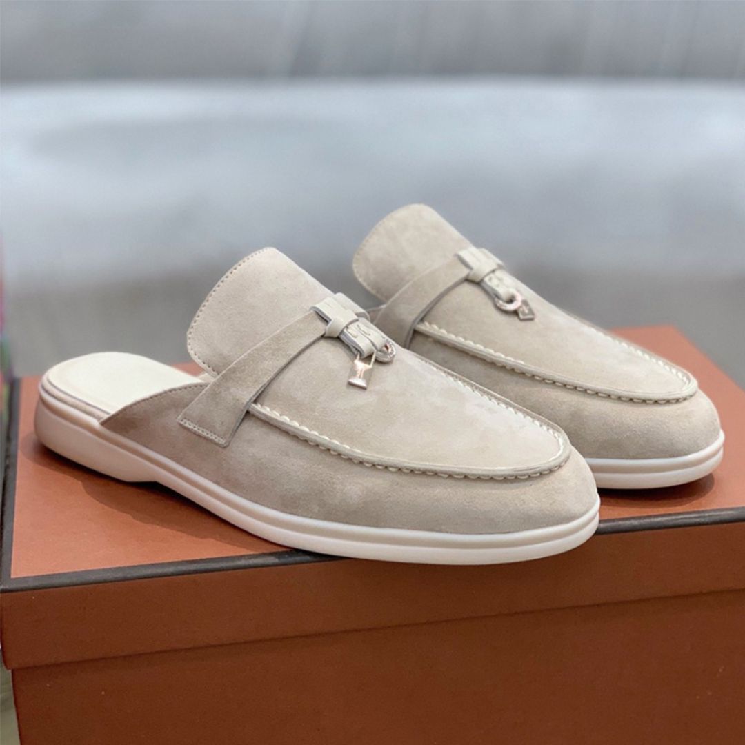 Suede Mule Orthopedic Loafers Women | Loravelle