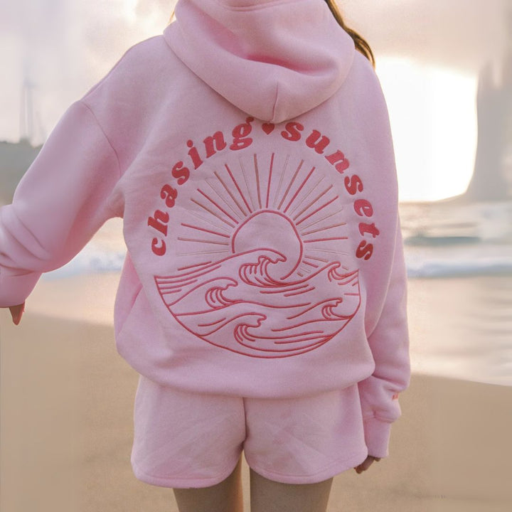 Hoodie with Graphic Print Women | Loravelle