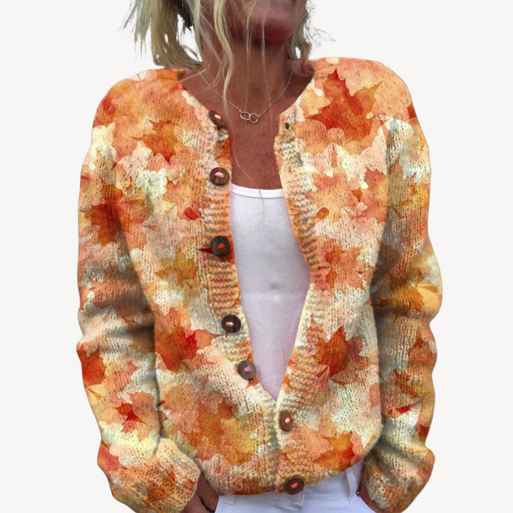 Women's Floral Embroidered Cardigan | Loravelle