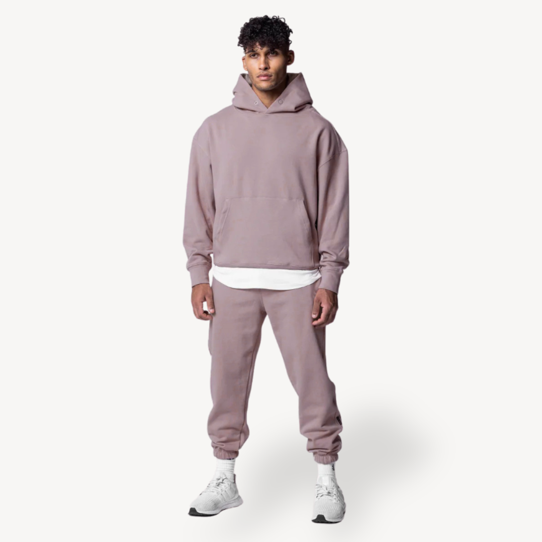 Men’s Cotton Hoodie & Jogger Set | Loravelle