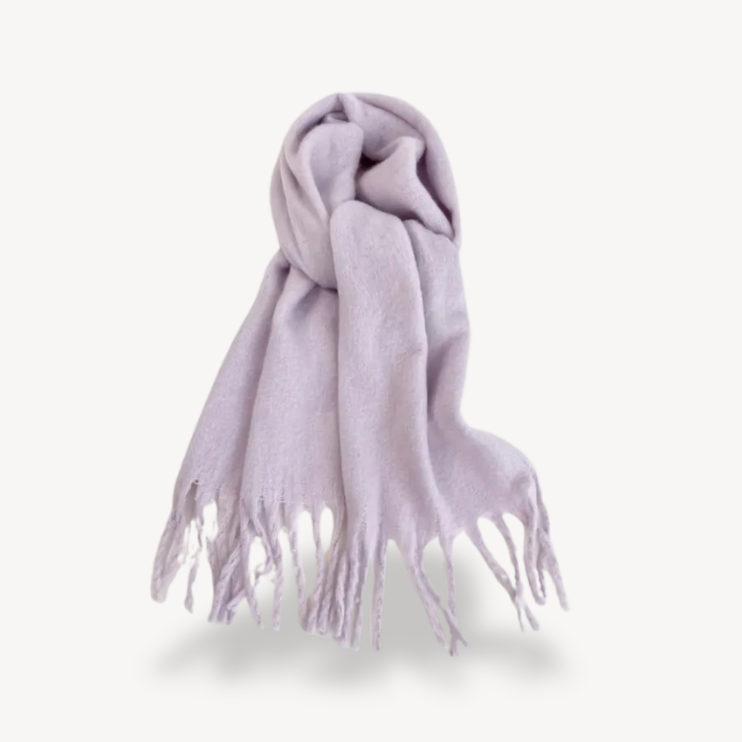 Fringed Wool Scarf | Loravelle