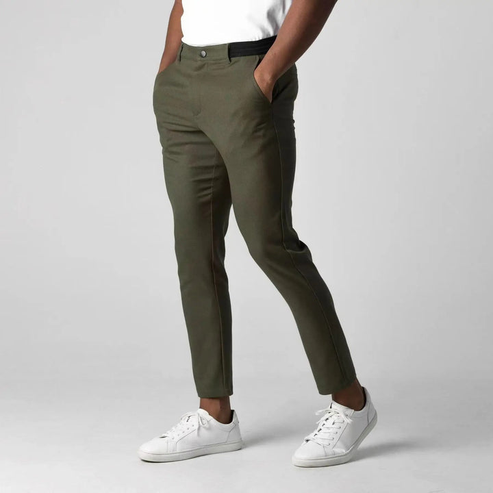 Loravelle | Men's Slim-Fit Chino Pants - Stretch Cotton - Casual Wear