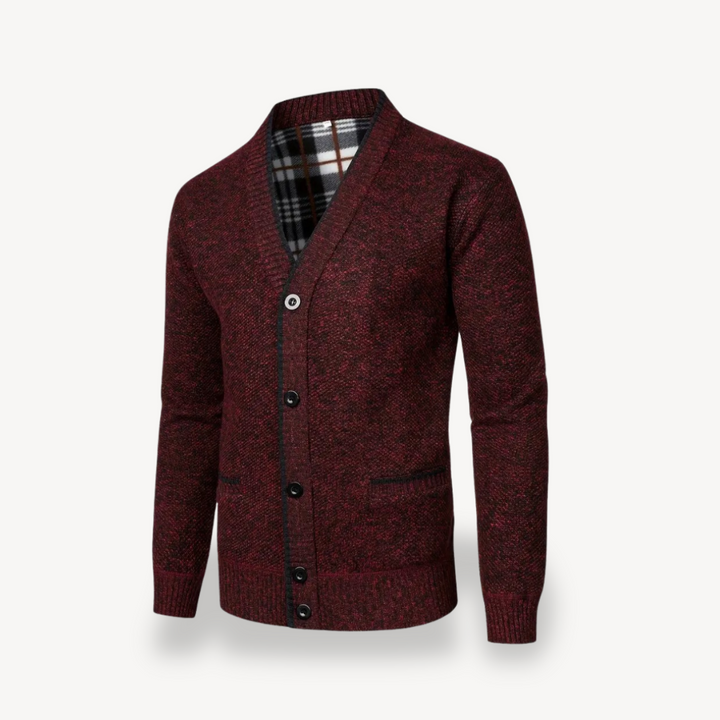 Men’s Button-Front Cardigan | Loravelle