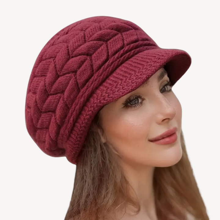 Knitted Baker Boy Hat for Women | Loravelle