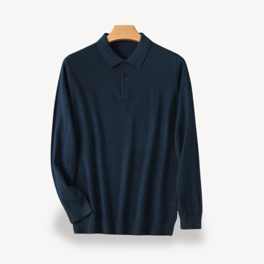 Men’s Long Sleeve Polo Shirt | Loravelle