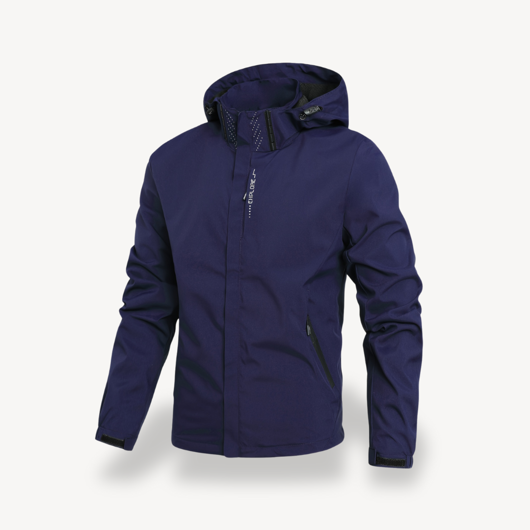 Men’s Water-Resistant Zip Hoodie | Loravelle